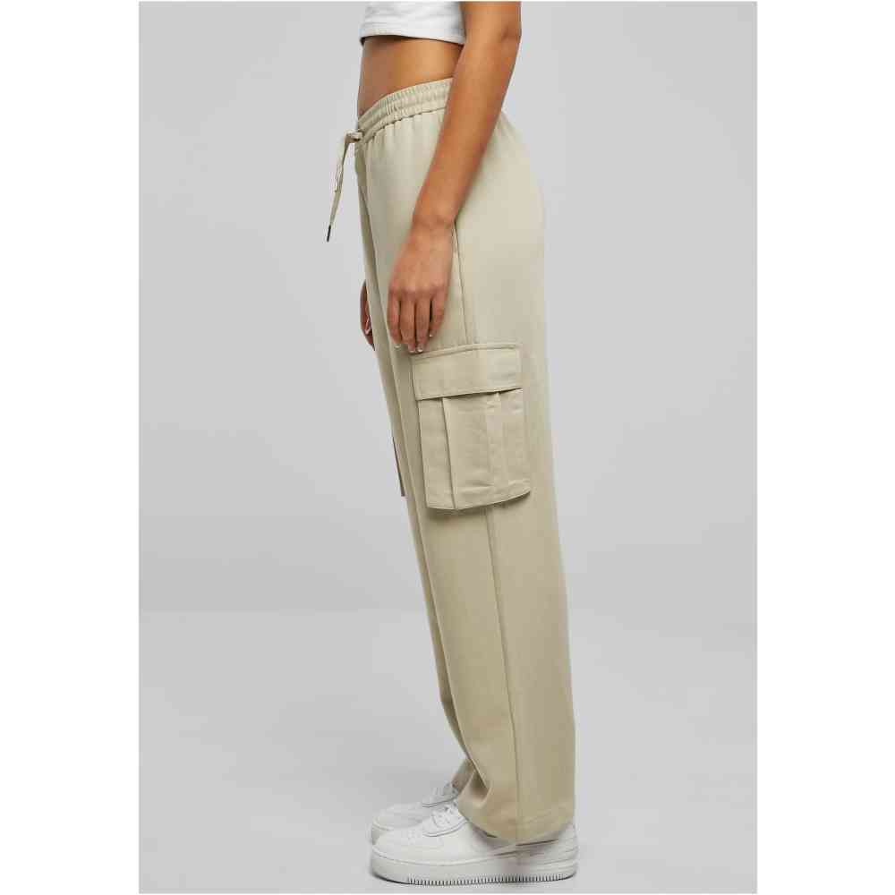 Urban Classics - Viscose Straight Leg Cargobroek - Beige
